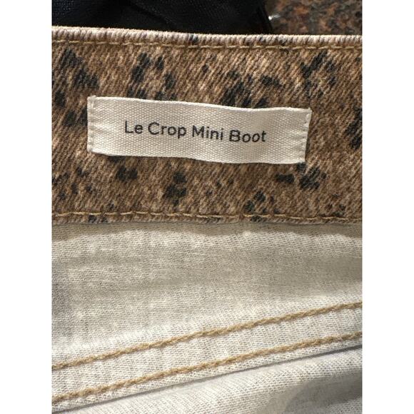 Frame Bootcut Jeans Snake Print Jeans Size 27 - Picture 6 of 8